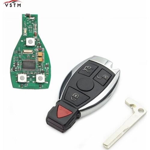 Newest Original NEC and BGA 315MHz Or 433MHz 3 Buttons Smart Remote Key For Me-rcedes for Be-nz Year 2000+ Supports