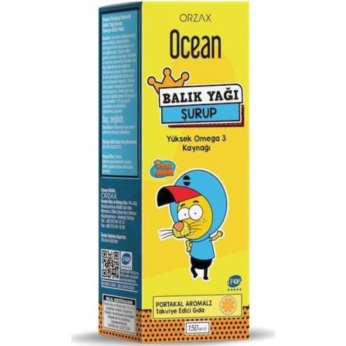 Ocean Fish Oil 150 ml-Orange Flavored