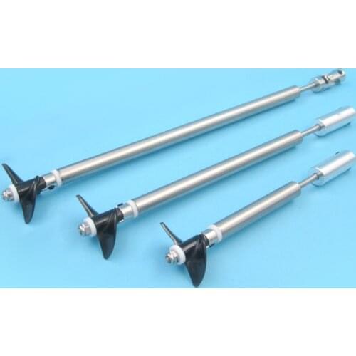 1Set 3mm Drive Shaft Assembly Stainless Steel 10cm 15cm 20cm 25cm 30cm Transmission Axle W 32mm CW Propeller for RC Boats Parts