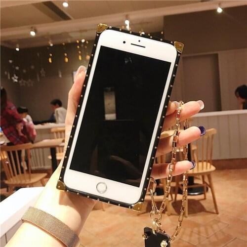Luxury Fashion Square high quality Phone Case For iPhone 12 11 Pro X XS Max XR 7 8 Plus Samsung Note 10 9 8 S20 Plus Cover