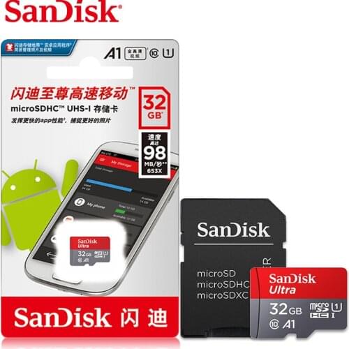 SanDisk Micro SD 64GB A1 Memory Card 128GB 256GB Micro SD Card 200GB SD Card 32GB 16GB UHS-I TF Card 400GB Class10 MicroSD Ultra