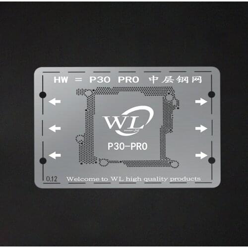 BGA template for HUWEI P30 PRO Motherboard Middle Layer Stencil Reballing Solder BGA Direct Heating Template phone repair tool