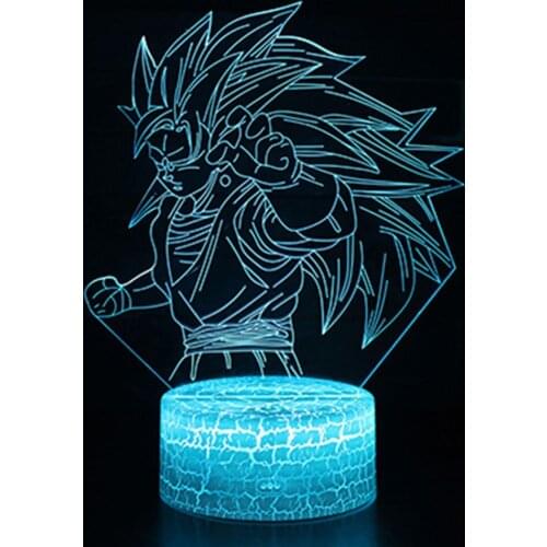 3D Night Light LED For Home Room Decor Neon Anime Cute Lamp Child Desk Teen Set Up Gamer Decoration Usb Kids Bedroom Mood Manga
