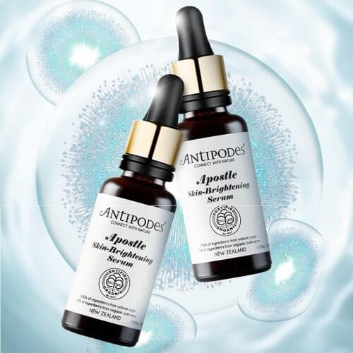 NewZealand Antipodes Skin-Brightening Serum Correct Dull Blemished Uneven Skin Facial Redness Women Skin Health Beauty PRODUCTS