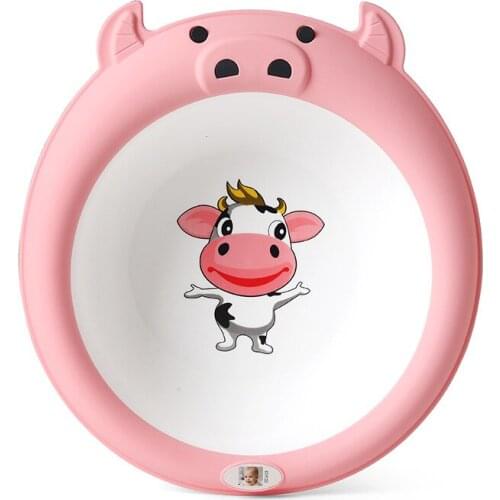 Baby Wash Basin Baby Wash Ass Newborn Supplies Children Cartoon Cute PP Basin Bath Basin Plastic Basin Baby Bath Childrens