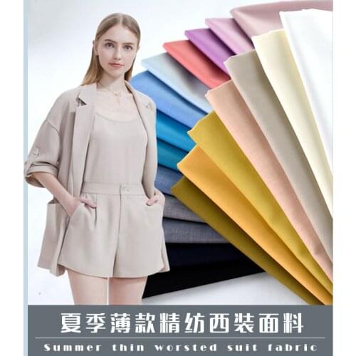 50cm * 150cm/piece,Light Worsted Uniform Cloth,Suit,Student Uniform,Vest,Coat,Skirt,Tooling,Puppet Fabric,DIY Handmade Material