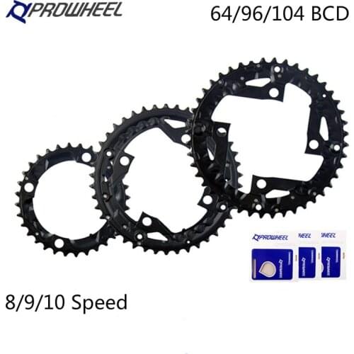 8/9/10 Speed Mountain Bicycle Chainwheel 104BCD 96BCD 64BCD Crank 22T 24T 30T 34T 40T 42T 44T Chain Wheel MTB Bike Chainring