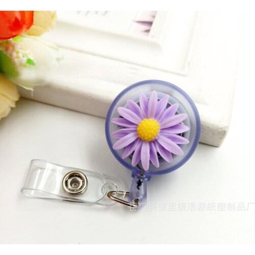 1pc Retractable Nurse Badge Reel Clip Students ID Card Badge Holder Accessories Cute Work Badge Reel School Supplies