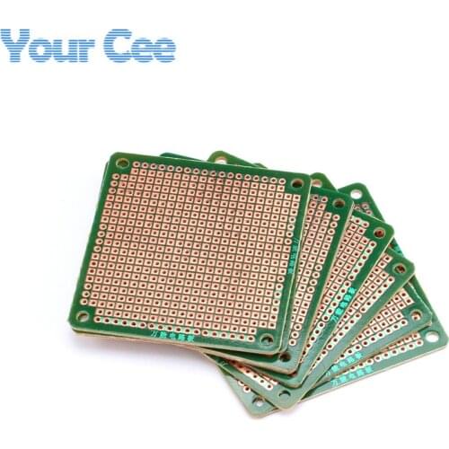 10 pcs 6x6cm DIY Prototype Paper PCB Universal Circuit Board Solderless Breadboard Bakelite Plate Superior Quality