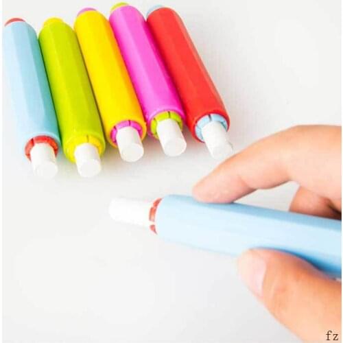 10 Pcs Dustless Chalk Holders Holder Pen Chalk Clip Non Dust Clean Teaching for Chalkboard