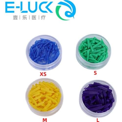 100pcs Dental Wedges Disposable Tooth Gap Wedges Colorful Plastic Dentistry Lab Instrument Dentist Tools
