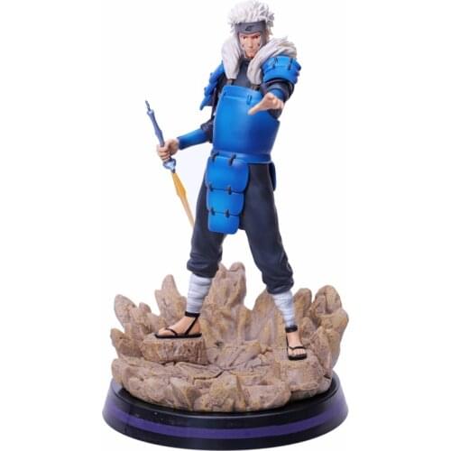 Anime Naruto Senju Tobirama PVC Action Figure Collection Model Toys 30cm