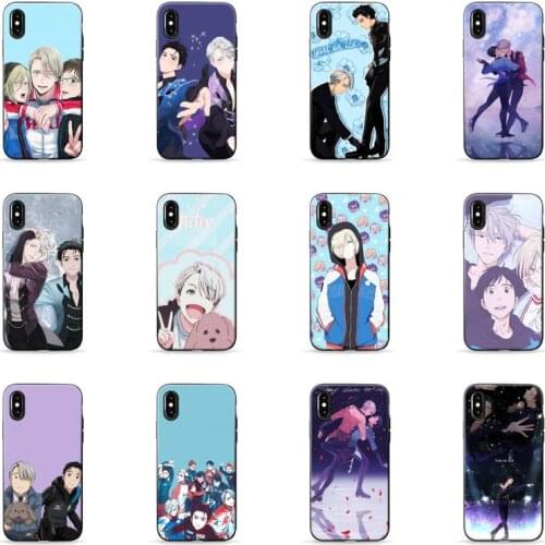 Anime Yuri On Ice Yuri Phone Case for iPhone 7 8 11 12 Pro X XS Max XR Samsung A S 10 20 30 50 70 Plus pro funda