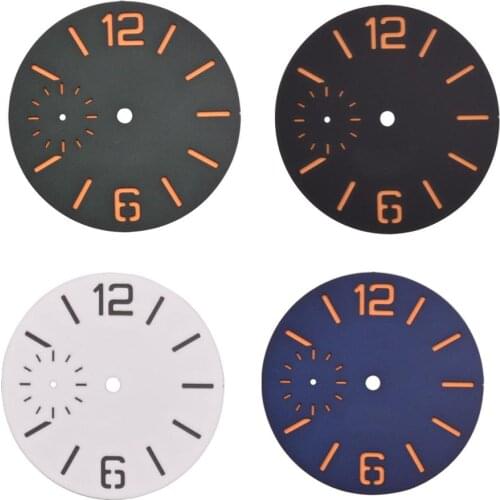 38.5mm Luminous Sterile dial Sandwich watch dial fit ETA 6497 ST3600 Movement watch dial 6497