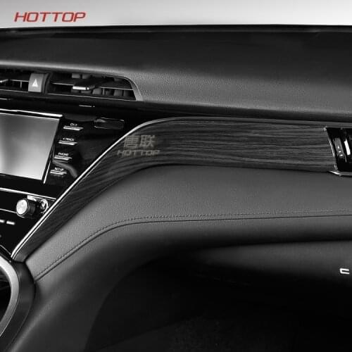 Topunion ABS Dashboard Panel Copilot Decorative Strips Cover Trim Auto Accessories Styling Special For Toyota Camry 2018 2019