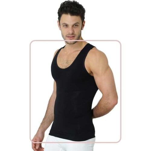 FORMeasy Men Sleeveless Singlet Corset 3000 Black