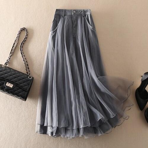 Guesod Denim Skirts For Women