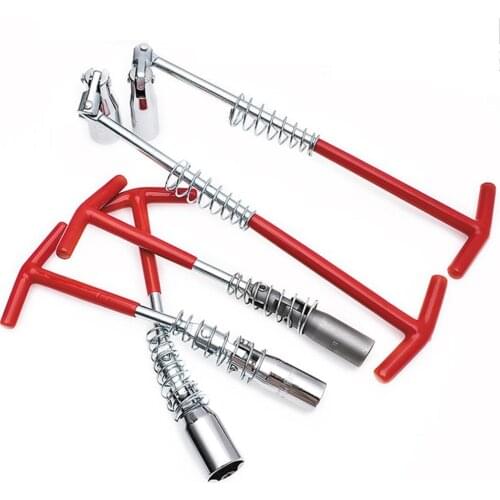 Spark plug sleeve wrench lengthening universal joint automobile spark plug disassembly and installation tool 14mm-21mm
