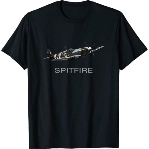 Spitfire Fighter Aircraft WW2 Men T shirt Short Casual 100% COTTON O-Neck t shirt