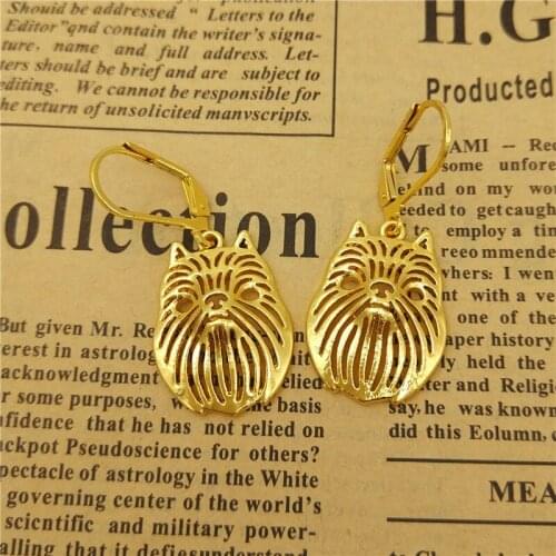 LPHZQH New Trendy Cute Brussels Griffon Earings For Women Animal Pet Dog Drop Earings Fashion Jewelry Christmas Birthday Gift