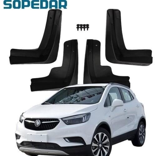 SOPEDAR Wheel Mudguards for Buick ENVISION 2018 2019 Front Rear Mud Flaps plash Guards Mudflaps Styling Fender Exterior parts