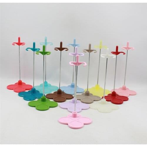 Packing sale) 10 piece blyth doll stand mix color suitable for icy norma joint body colorful