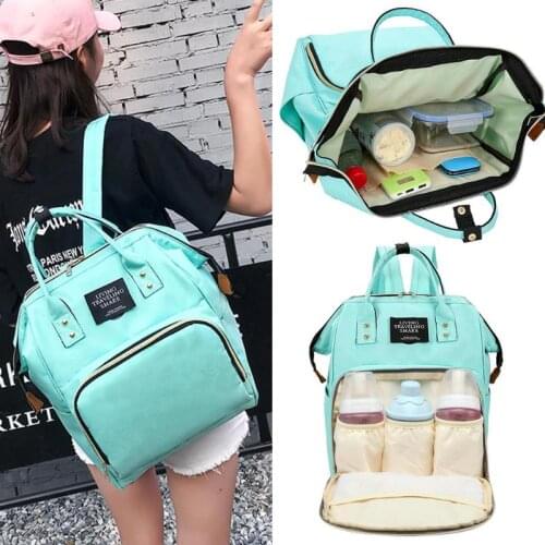 Mummy Maternity Nappy Bag Large Capacity Mom Baby Outdoor Travel Diaper Bags Backpack For Baby Care Nursing Diaper Handbag
