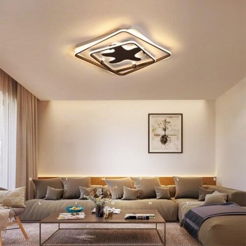 Pendant light Creative Double Star Personality Bedroom Living Room Ceiling lamps Indoor Lighting RC Dimmable Pendant lights