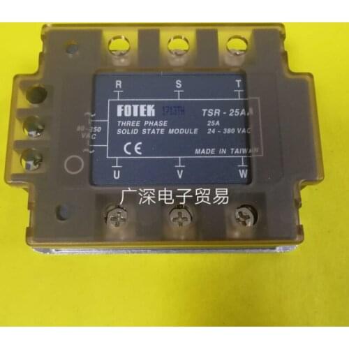 Taiwan new original FOTEK three-phase solid state relay TSR-25AA