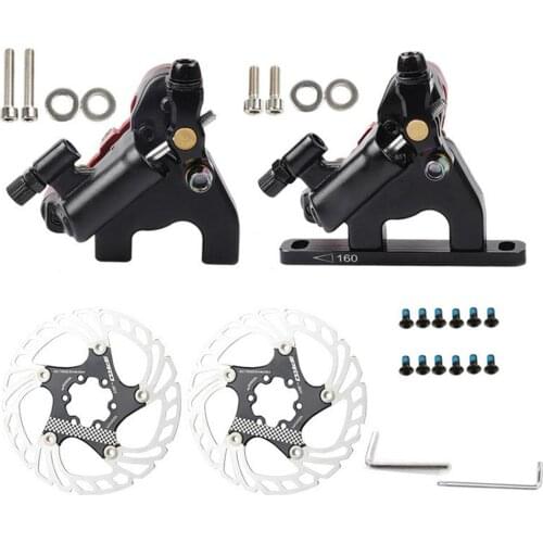 Bicycle Front Rear Hydraulic Disc Caliper Bike Disc Brake Rotor Set Bike Disc Caliper Disc Brake Pad For Moutain Bike Accessorie