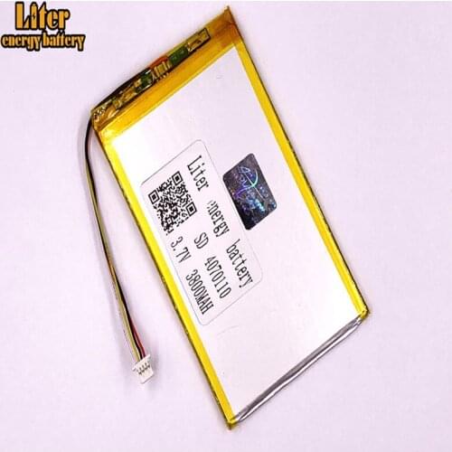 Plug 1.0-4P 3.7v 4070110 3800mah Wholesale Li-Polymer Polymer Li-Ion Lipo Lithium Battery