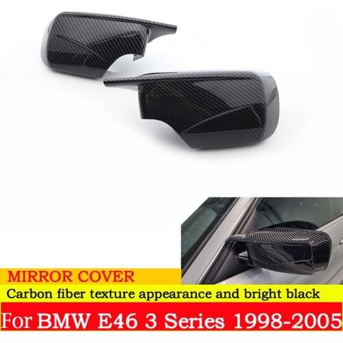 High-quality ABS M4 style rearview mirror housing replacement parts for BMW E46 3 series 1998 1999-2005 car mirror accessories