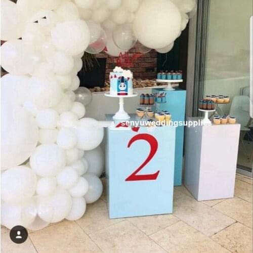 3pcs/set)popular selling decorative white wedding aisle pillar columns for sale senyu2064