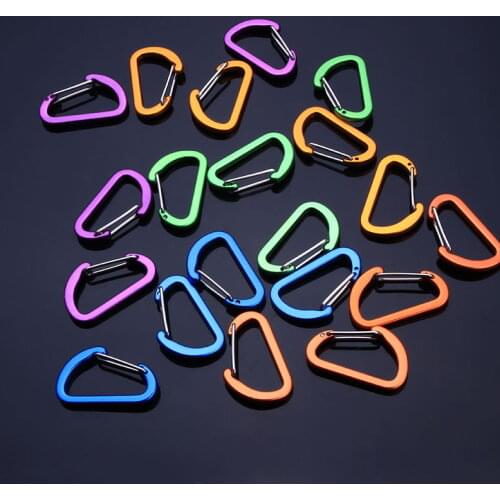 4pc Simple keychain hanging buckle outdoor gadget backpack pendant