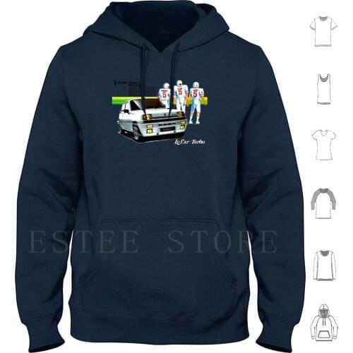 5 Turbo Hoodies Long Sleeve Le Car Lecar 5 Five Hatchback Hot Hatch Boy Racer Gti Xr3 Alpine Gordini Compact