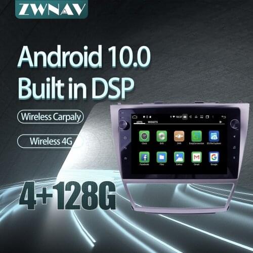 For Toyota Camry 2006-2011 Car radio player Android 10 PX6 64GB GPS Navigation Multimedia Player Radio