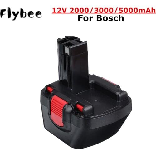 BAT043 12V 2000mah 3000mah 5000mAh NiCD Battery For Bosch GSR 12 VE-2 GSB 12 VE-2 PSB 12 VE-2 BAT043 BAT045 BTA120 2607335430