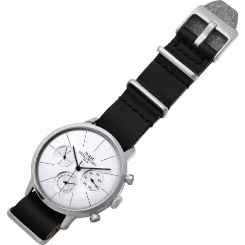 M & M first emporium 1030KN watch chronograph stainless steel