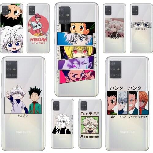 Hunter X Hunter Phone Case for Samsung Galaxy A32 A41 A52 A72 A71 A70 4G/5G S10 S20 S21 Plus Ultra Anime Killua Zoldyc Cover