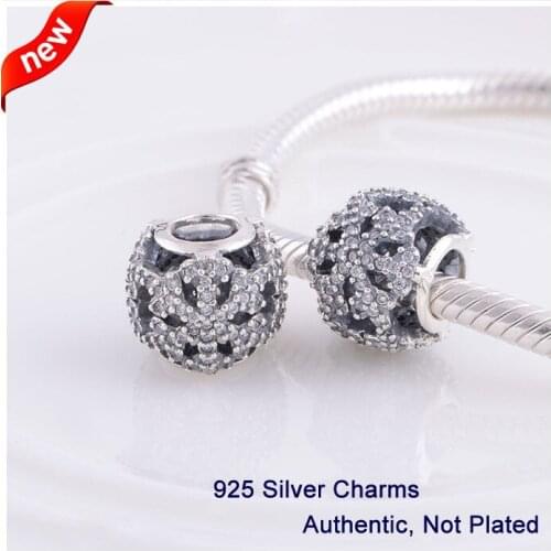 CKK 925 Sterling Silver Rose Flower Girl Charms Beads Original Jewelry Making Fits For Bracelets & Bangle