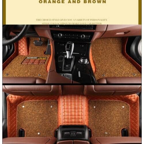 Special Full Covered No Odor Waterproof Wire Loop Carpets Durable Car Floor Mats for VOLVO S40 S80L XC60 S60L S90 XC90 S60 V90
