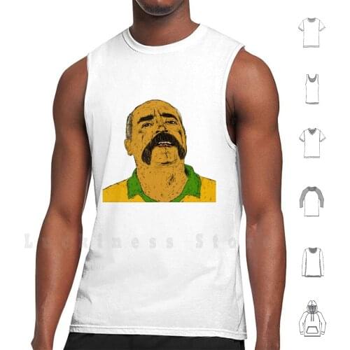 Merv Tank Tops Vest Sleeveless Merv Hughes Australia Cricket Cricket Cricket Australia Mens Womens Accessories Creative