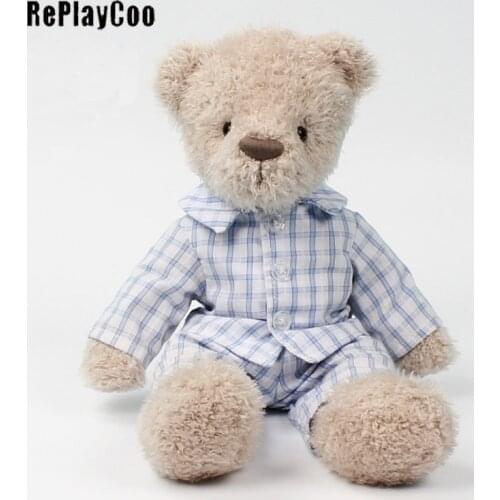 Mini Teddy Bear Stuffed Plush Toys Small Bear with gentleman dress Stuffed Toys pelucia Pendant Kids Birthday Gift Decor J01701