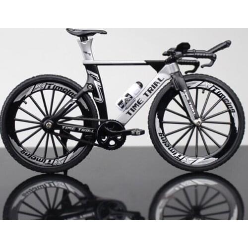 1/10 scale road bike model toy bend racing die-cast metal series family show children Gi bike indoor display gift