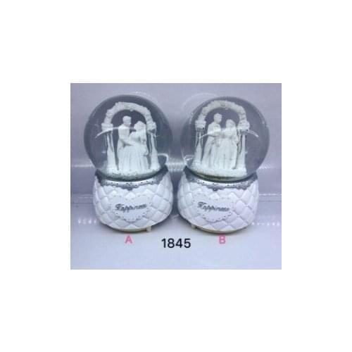 Medium lighted Musical snow globe MH-101 Gift,Love, Celebration, Cute ,Ships from Turkey