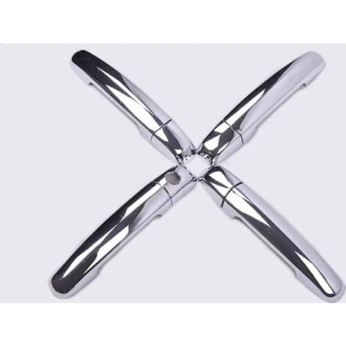 New Chrome Car Door Handle Cover Trim Sticker For Opel Agila B 2007 - 2014 Accessories Car Styling