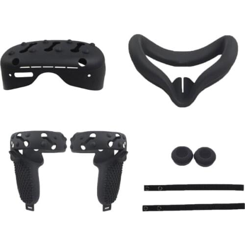 Anti-Slip VR Protection Skin Rocker Cap Silicone Case Handle Grip Strap for -Oculus Quest 2 Touch Controller