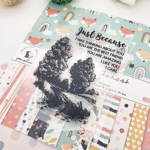 8.5x11cm Nature Clear Stamps Transparent Seal Silicone Seal TPR Christmas Wedding Roller Stamps DIY Scrapbook Album Card