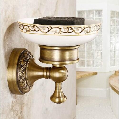 Modern europen style whole brass soap holder bathroom Antique bronze finish brass Soap basket soap dish soap holder
