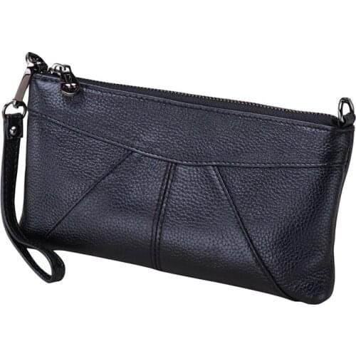 Genuine Leather Clutch Bag Luxury Women Handbags Fashion Shoulder Bag Female Crossbody Bags Hand Bags Party Clutch Purse Wallets